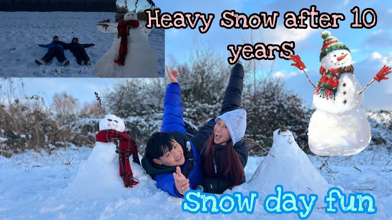 Winter wonderland// snow day fun# snowman ⛄️// Tibetan vlogger// Amsterdam 