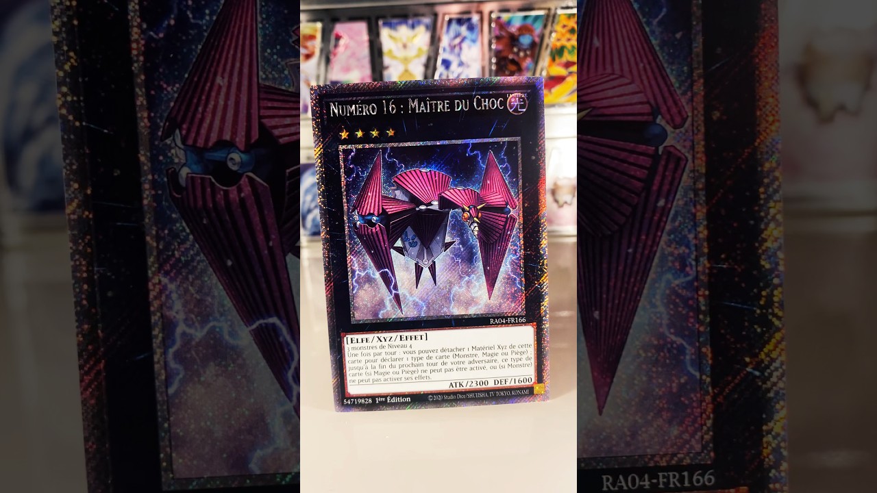 Numéro 16 : Maître du Choc / Number 16: Shock Master - Platinium Secret Rare.