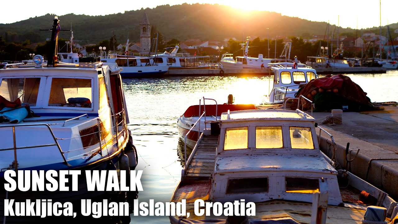 Kukljica, Ugljan Island, Croatia : Sunset Walk