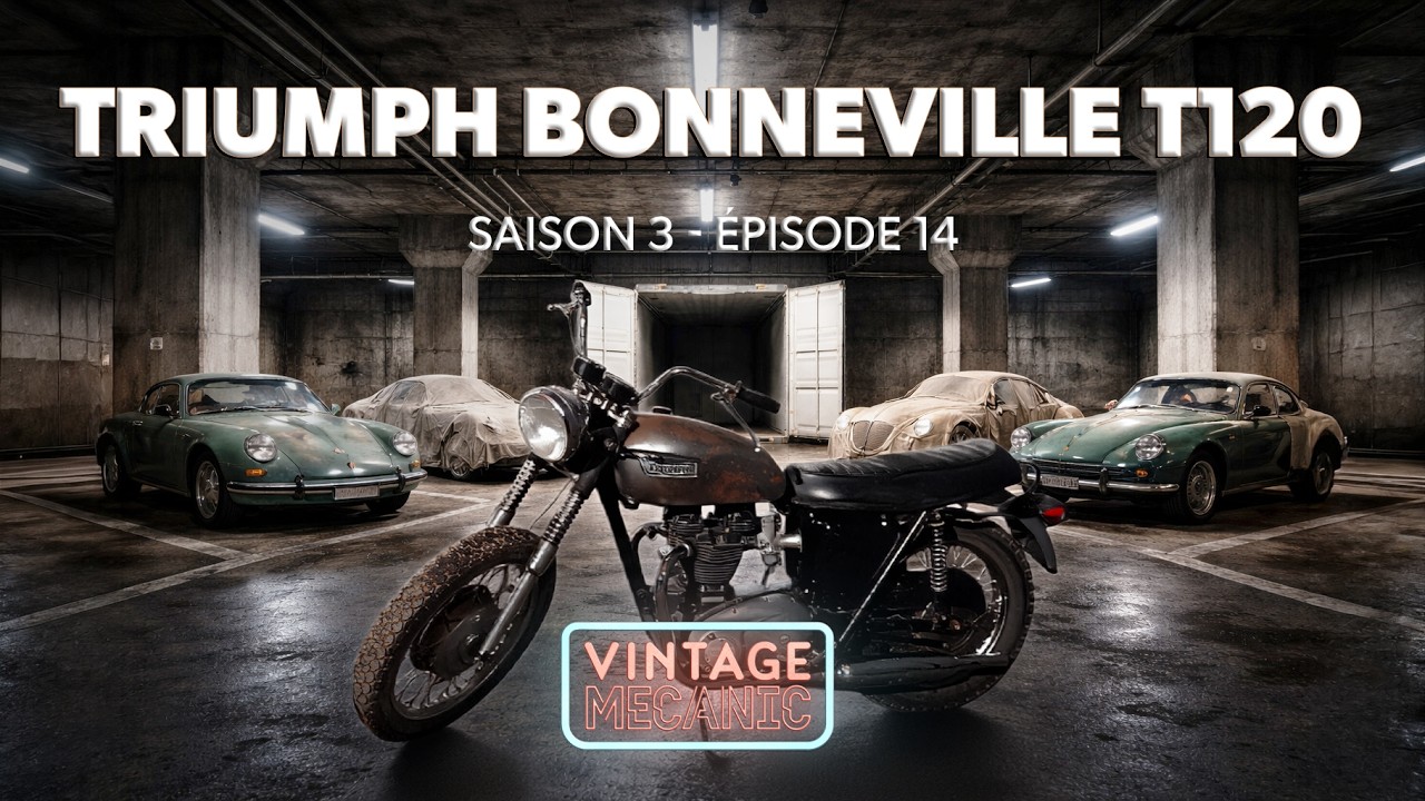 VINTAGE MECANIC : TRIUMPH BONNEVILLE T120