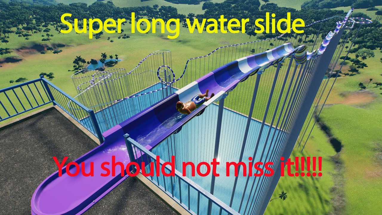 Super long water slide - Planet Coaster 2
