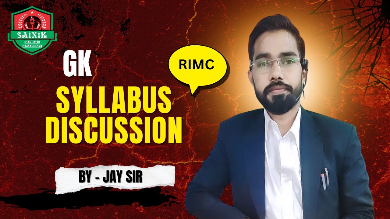 GK Syllabus discussion by Jay Sir