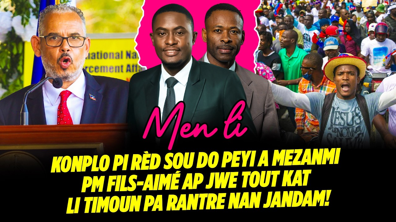 KONPLO PI RÈD SOU DO PEYI A MEZANMI PM FILS AIMÉ AP JWE TOUT KAT LI TIMOUN PA RANTRE NAN JANDAM