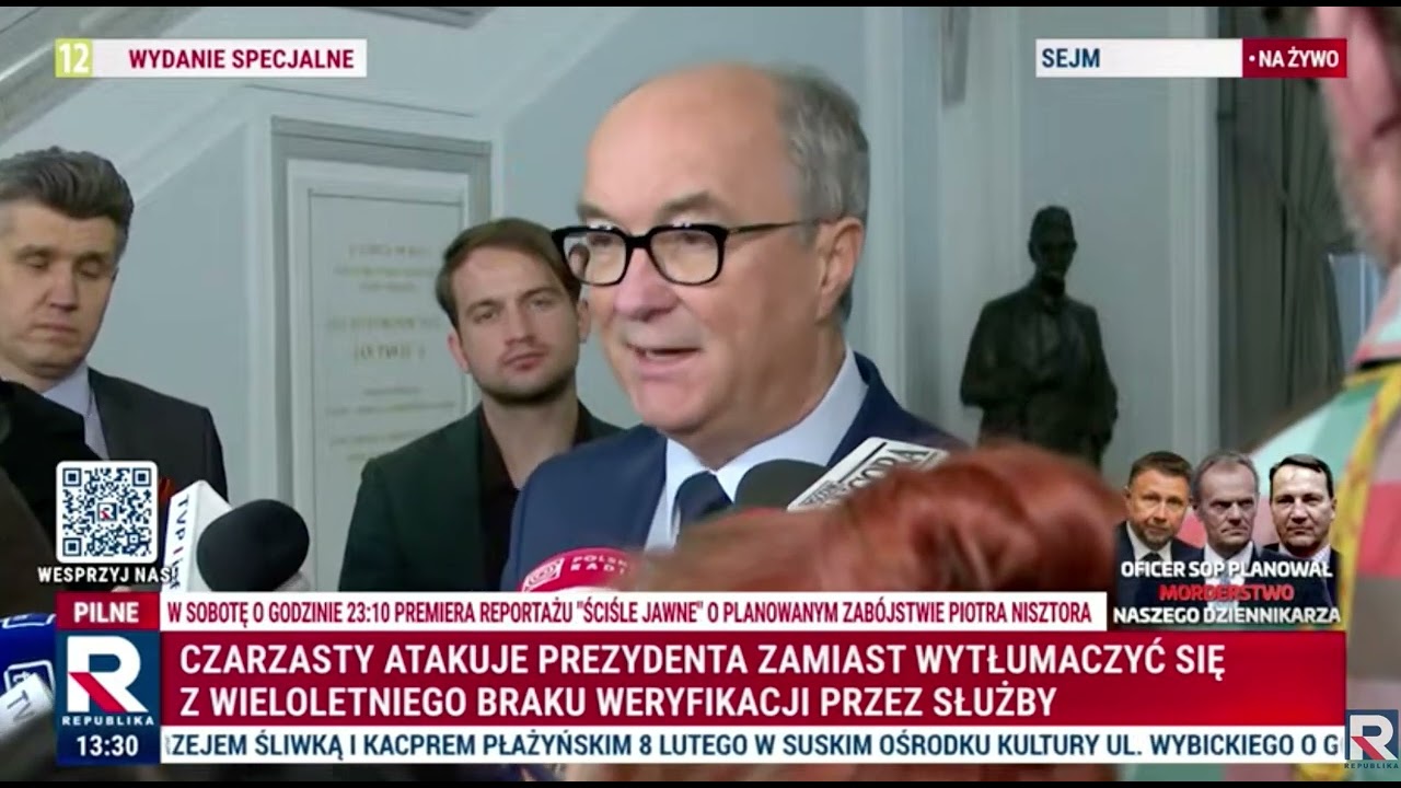 CZARZASTY ATAKUJE PREZYDENTA zamiast wyjaśnić swoje ruskie powiązania!