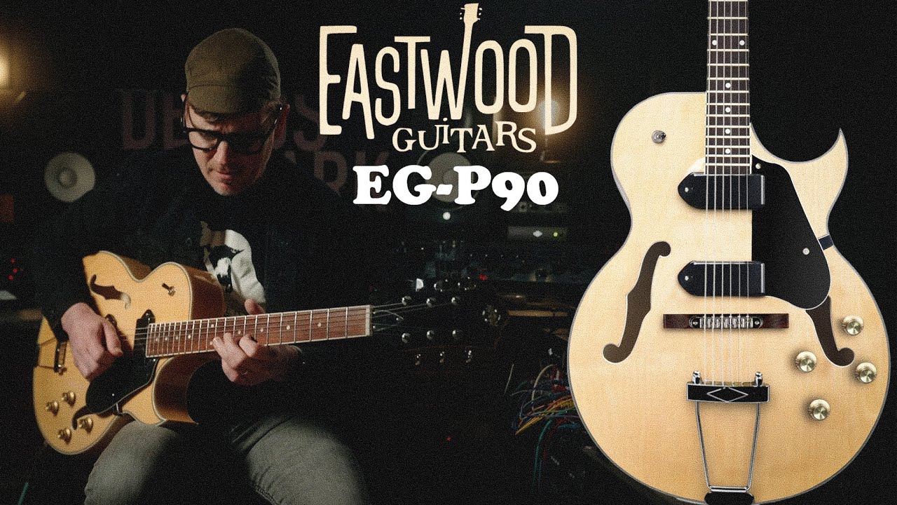 Гитары Eastwood EG-P90 // Полностью акустическая джазовая и R&B-машина