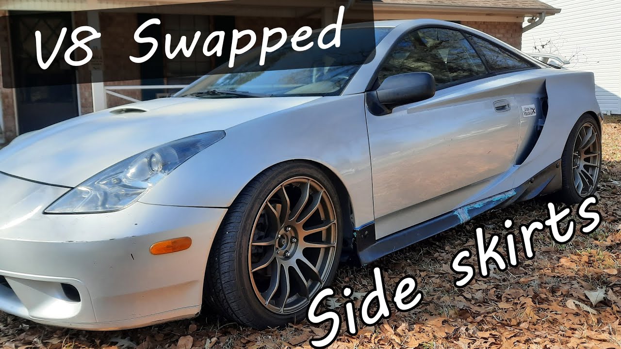 59. Side skirts Fiberglass - Wide body - it drives Celica GT-SS
