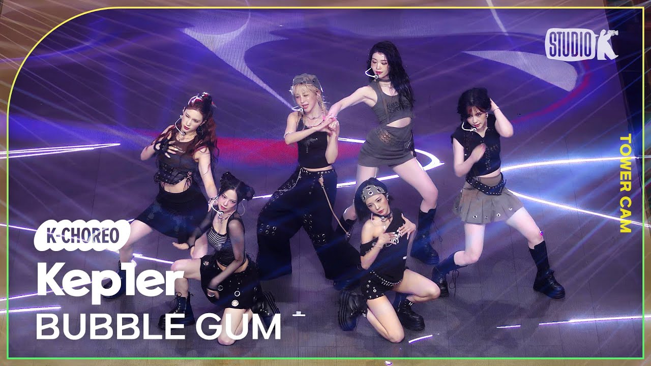 [K-Choreo Tower Cam 4K] 케플러 직캠 'BUBBLE GUM' (Kep1er Choreography) l @MusicBank KBS 250822