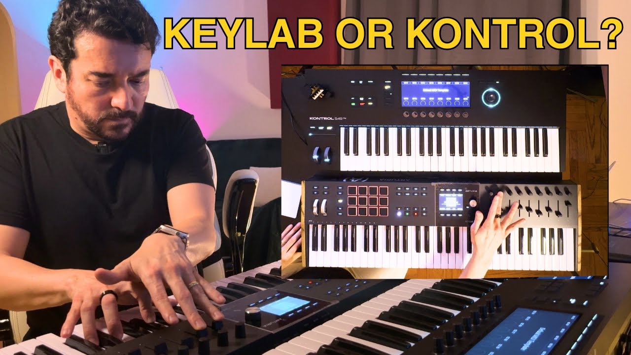 Who controls your virtual instruments better? Arturia Keylab vs Kontrol s49