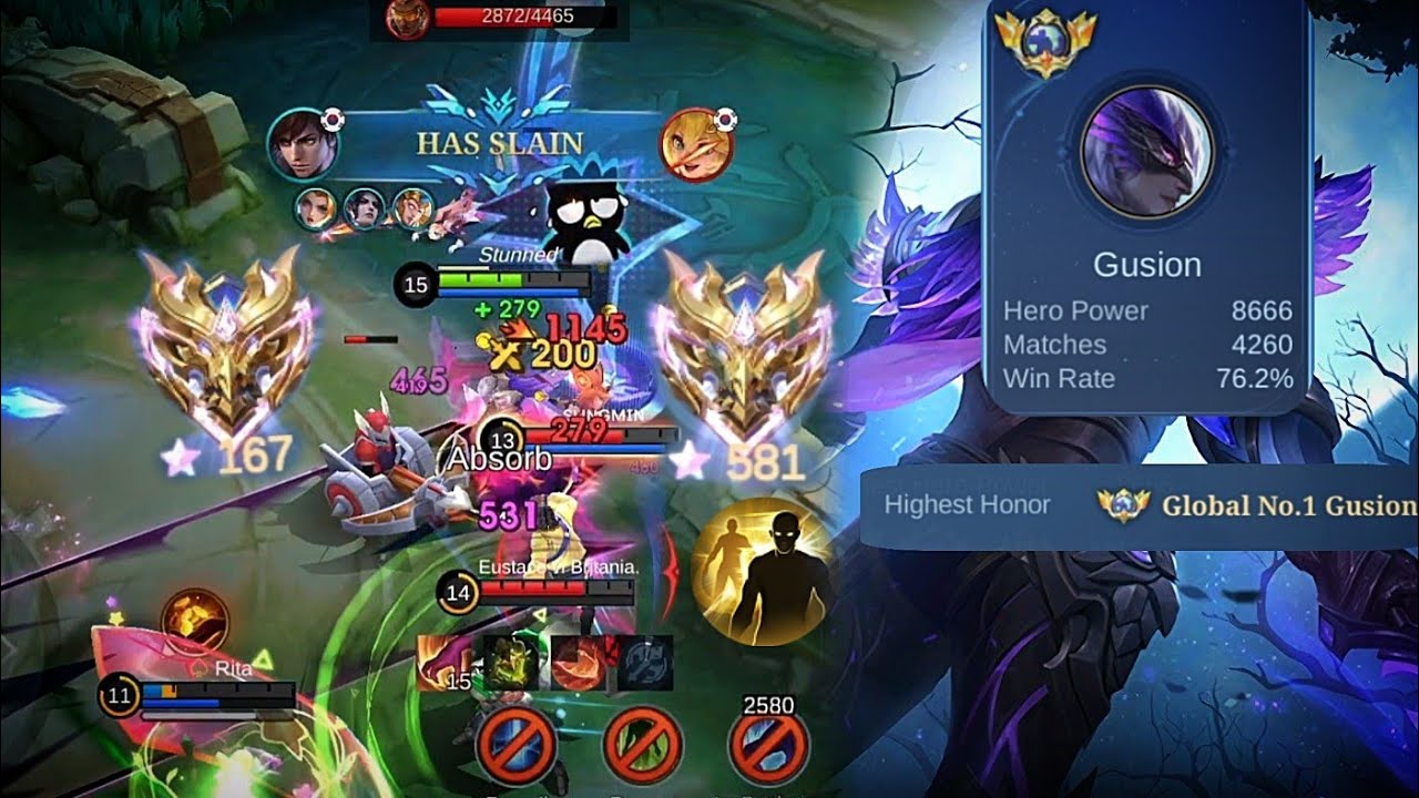 Is Gusion not bad even in high tier? hard match