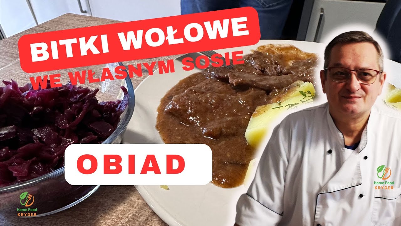 Bitki Wołowe we Własnym Sosie. Najlepsze Bitko Wołowe. Co na Obiad z Wołowiny.