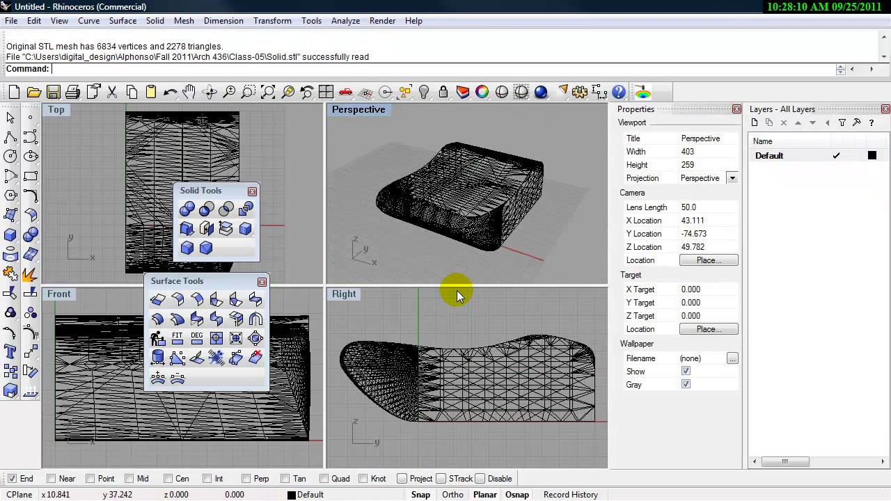 Rhino Solid and Surface Editing 02