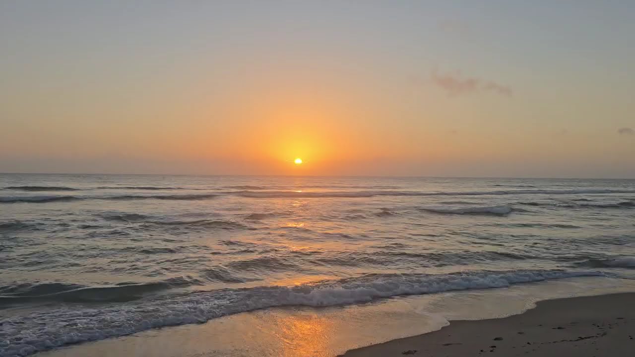 Ocean Sunrise: Let your peace be greater than their chaos!