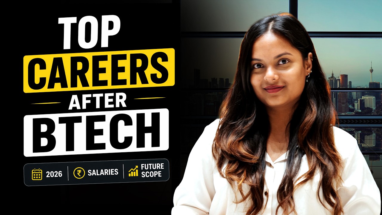 Top Career Options After BTech in 2026 | Salaries & Future Scope | Intellipaat