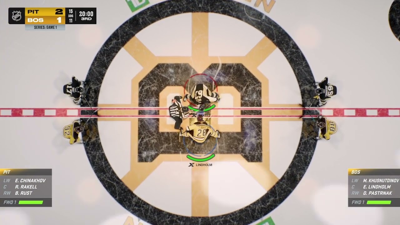NHL26 bracket tourament game 7 penguins vs bruins
