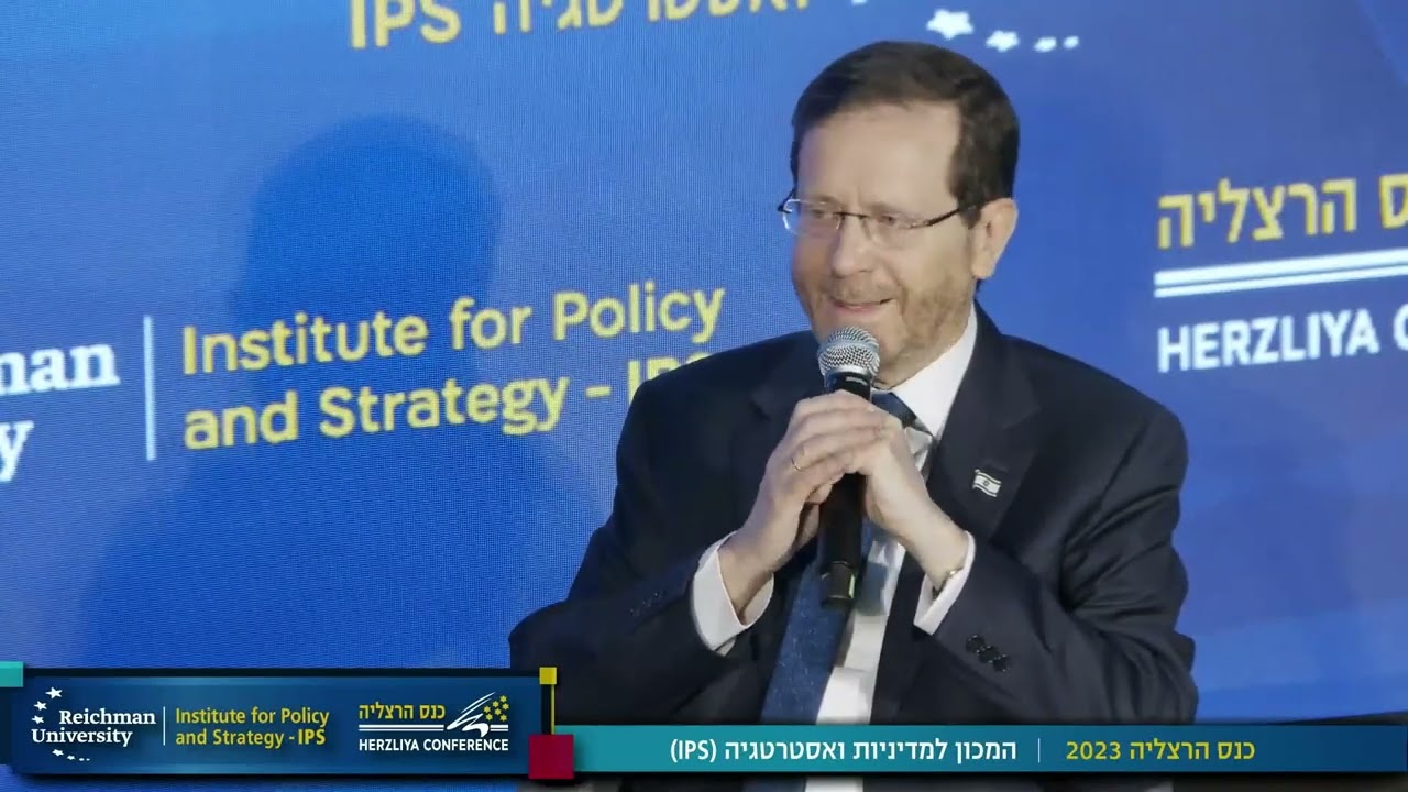 The President of the State of Israel H.E  Isaac Herzog In an interview with: Tal Shalev