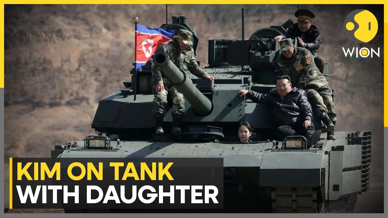 North Korea's Kim Jong Un Leads Tank Drill, Daughter Joins Spotlight | WION