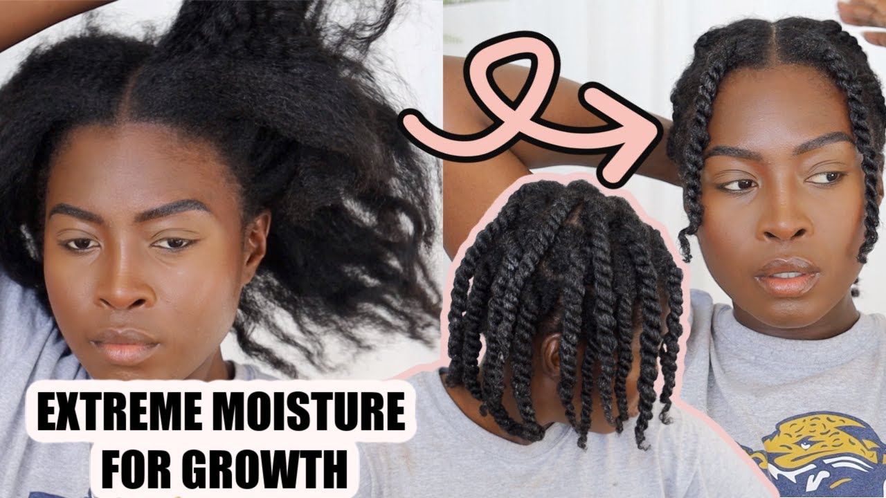 THE ONLY TYPE 4 HAIR MOISTURIZING ROUTINE YOU NEED! EXTREME MOISTURE & GROWTH ROUTINE || 4A/4B/4C