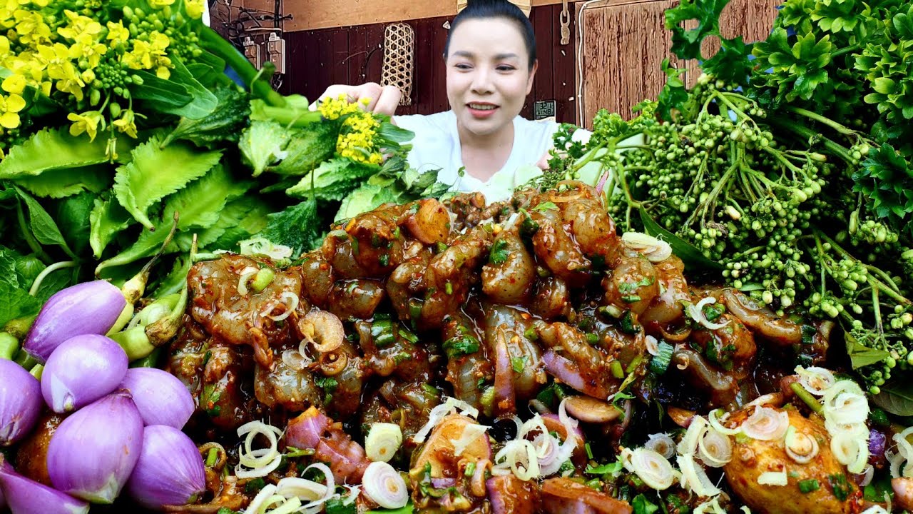 ก้อยกุ้งใหญ่ใส่มะกอกหอมข้าวคั่วหัวหอมผักสดยกสวน|ส้มซ่าพาเเซ่บ 19 ธันวาคม ค.ศ. 2025