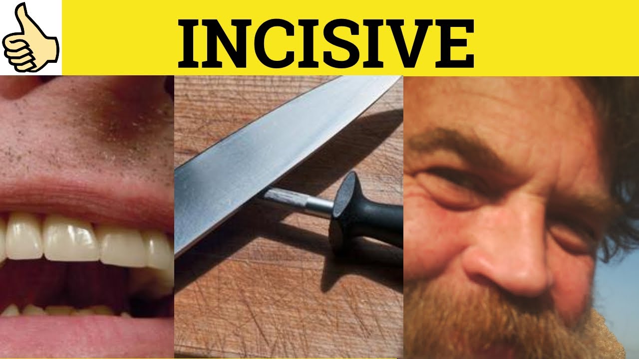 🔵 Incisive - Incisive Meaning - Incisive  Examples - Incisive Definition - C2 Vocabulary