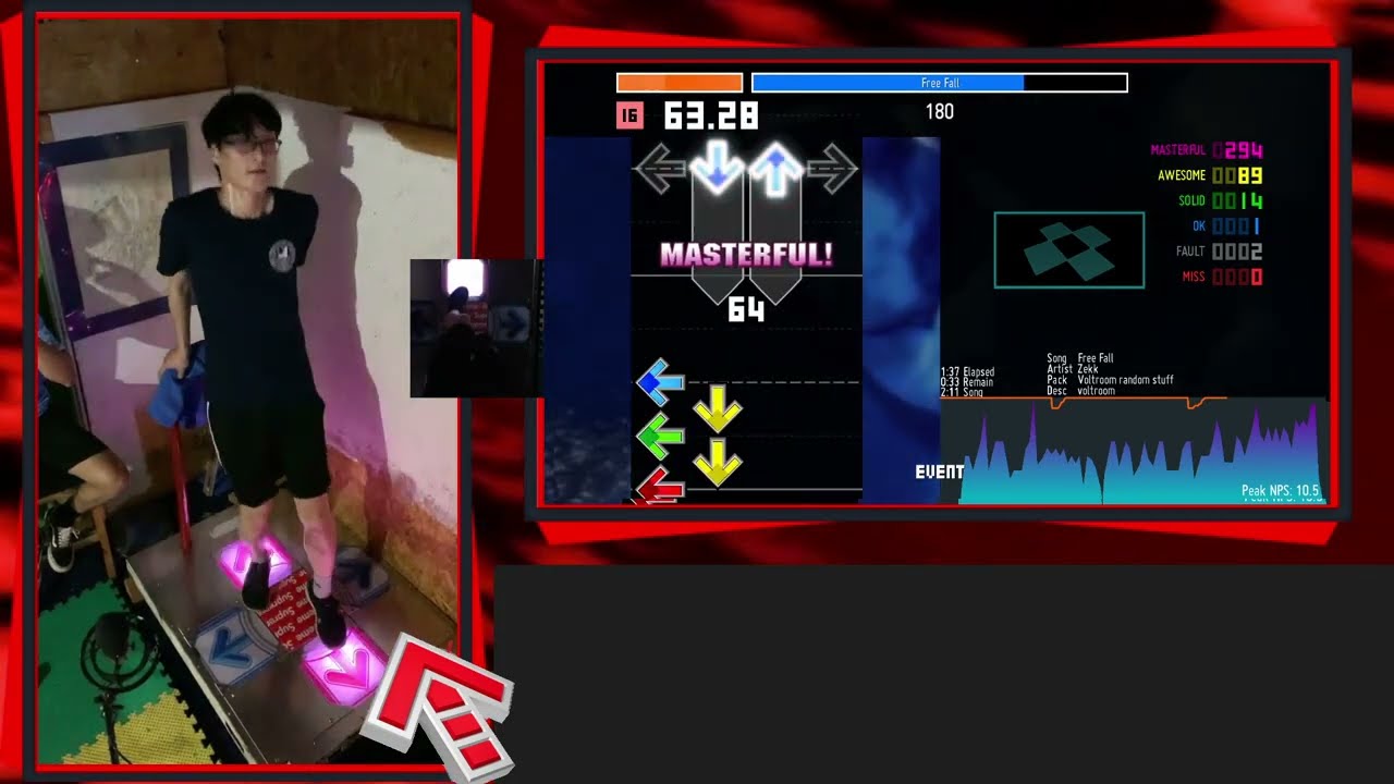 voltroom plays his own chart (Free Fall ESP 16)