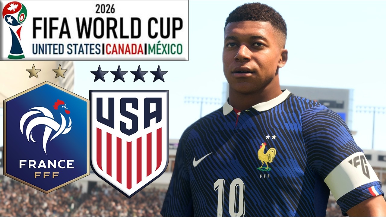 France vs USA | FIFA World Cup 2026 | Seizième de Finale | FC 26
