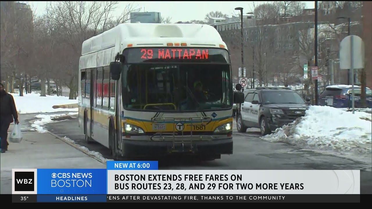 Boston extends free bus service for two years