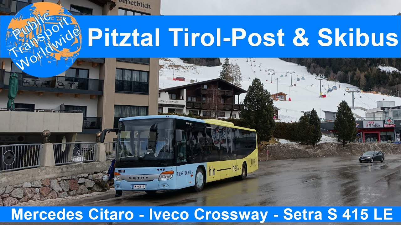 Postbus im Schnee: Pitztal Tirol