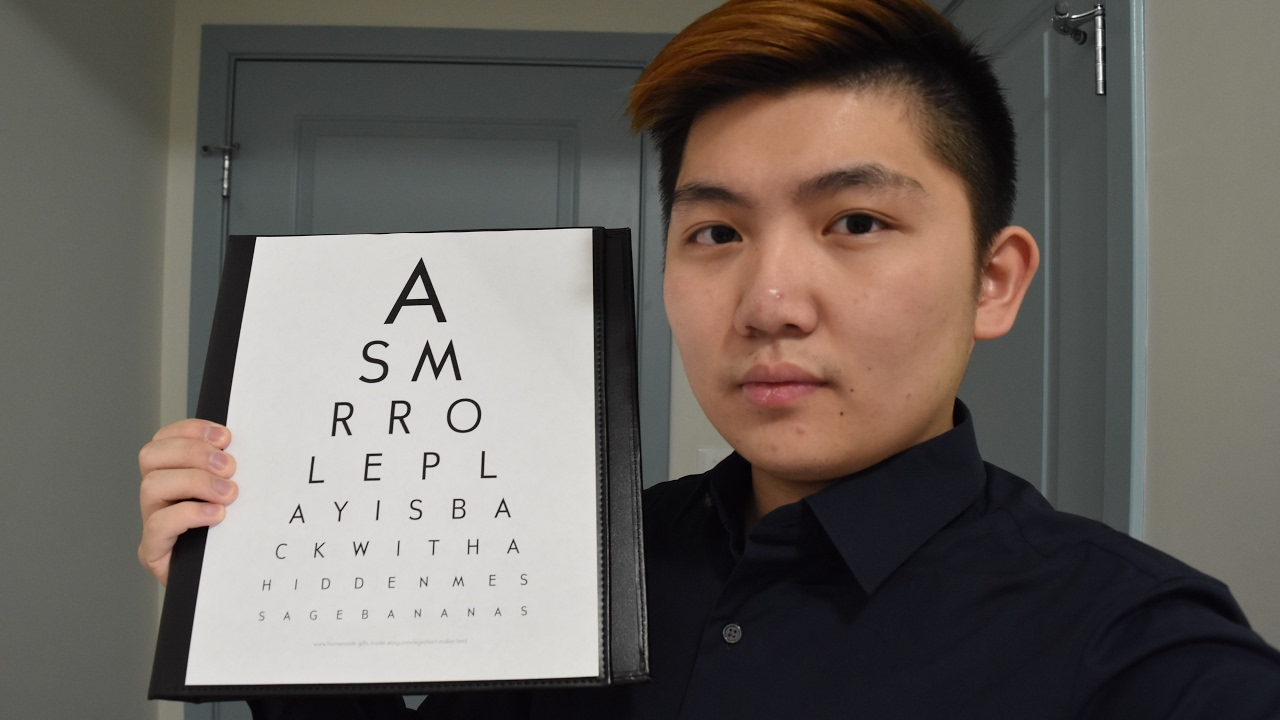 ASMR Eye Examination for Contact Lenses Role Play
