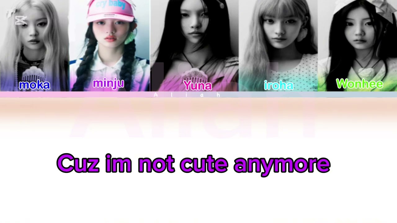 ILLIT NOT CUTE ANYMORE💖//color coded lyrics//