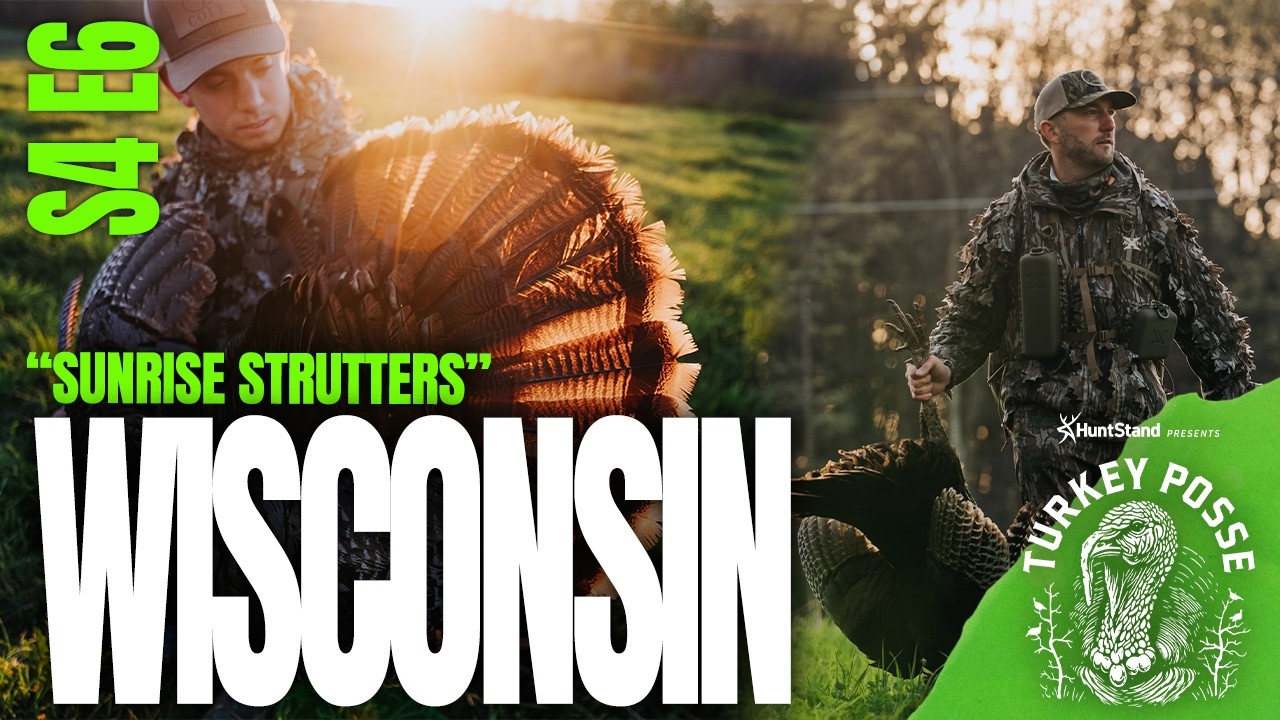Wisconsin Turkey Hunting: Two Longbeards at Flydown | TURKEY POSSE