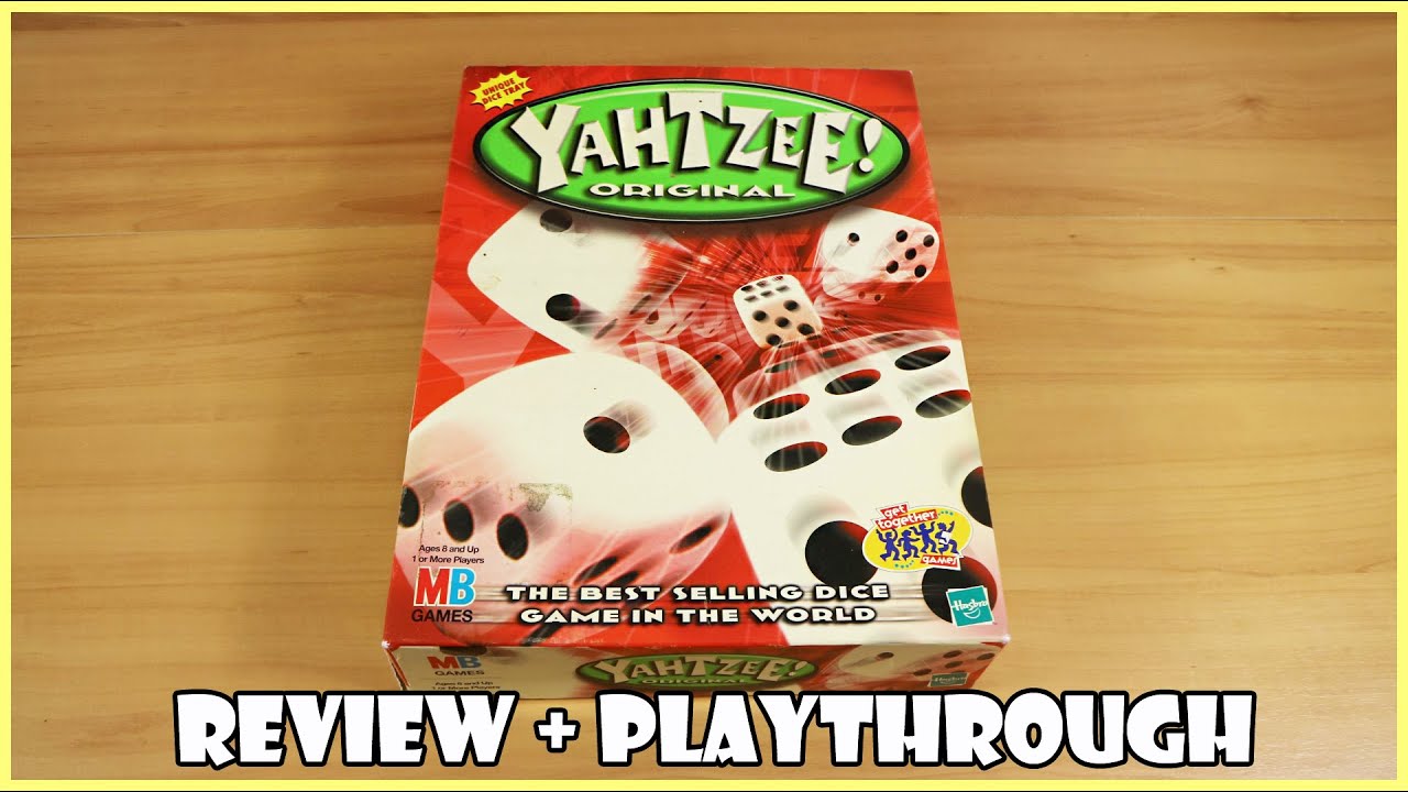 Yahtzee! Original Single Game Playthrough & Review! Dice Game | Board Game Night
