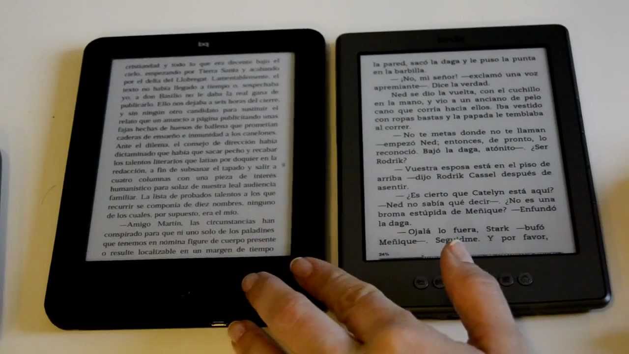 [Comparativa] Amazon Kindle 4 vs BQ Cervantes 2