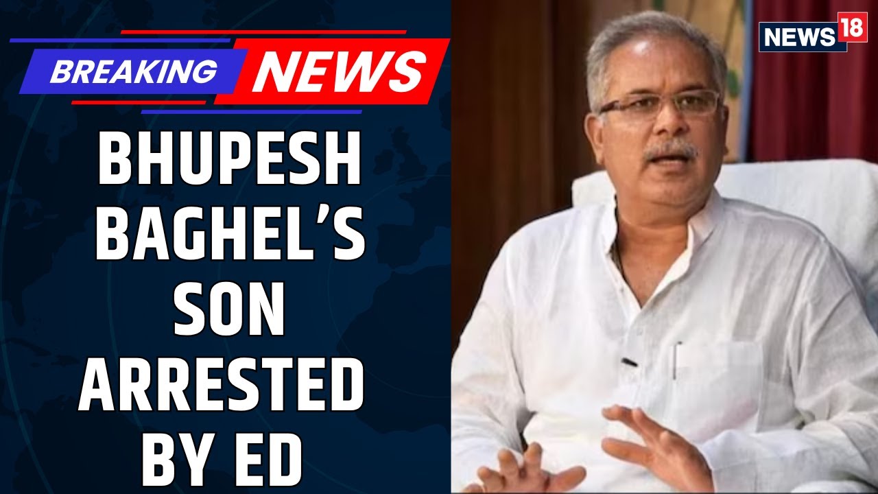 ED Arrests Former Chhattisgarh CM Bhupesh Baghel's Son Chaitanya Baghel In Liquor Scam Case