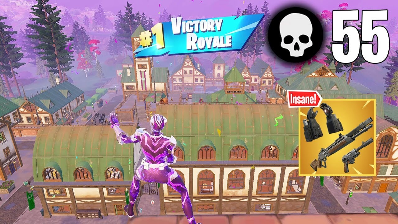 55 Elimination Solo vs Squads Wins (Fortnite Chapter 5 Season 4 Ps4 Controller Gameplay)