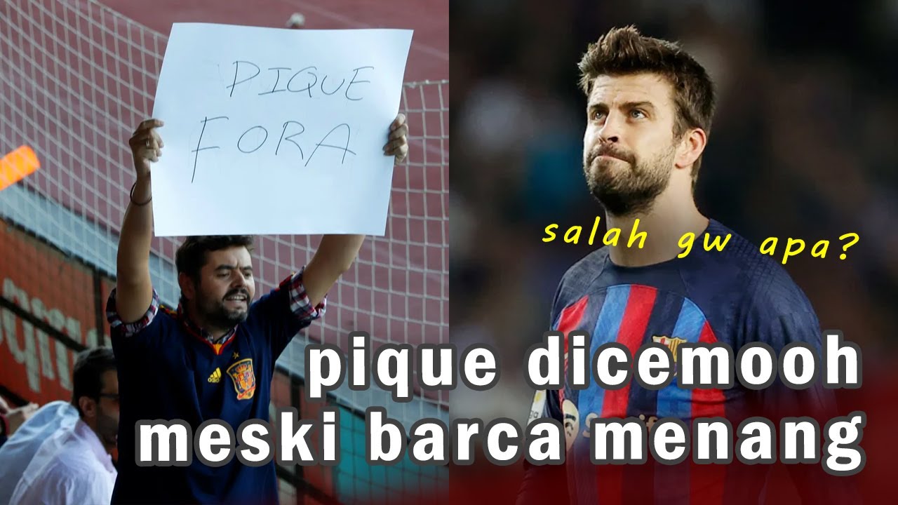Gerard Pique Kena 'Boo' Fans Sendiri saat Kemenangan Barcelona, Kenapa?🤔