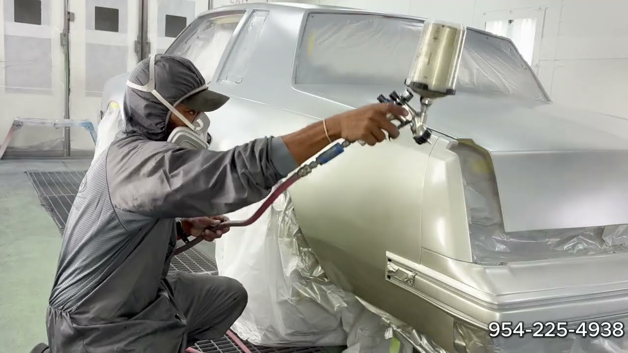 Oldsmobile Cutlass Full Paint Process in the Booth