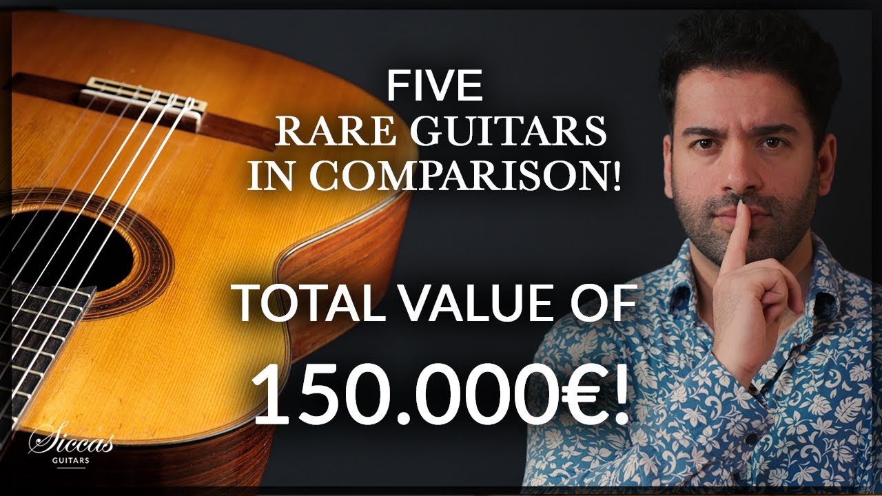 Comparing FIVE of the MOST POPULAR Classical Guitars made by DANIEL FRIEDERICH | Siccas Guitars