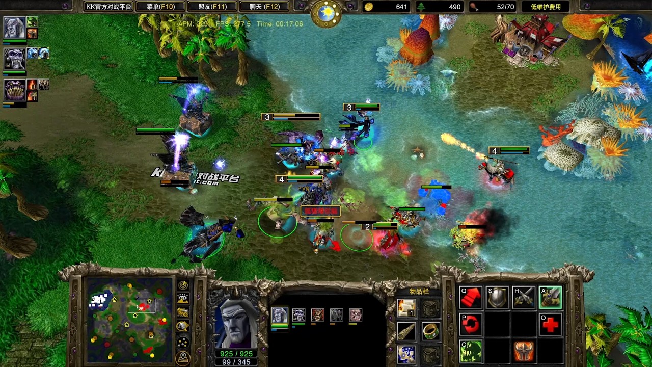 Xiaoshi (UD) VS. Huli (Orc)【Warcraft III】