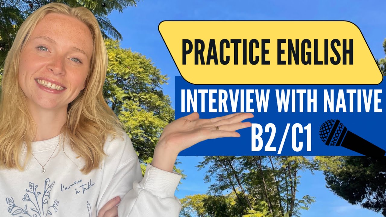 Can you understand this Native speaker? | Learn intermediate level English with an interview |