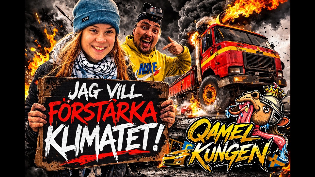 Fullgas tills ras med en volvo Lastbil!