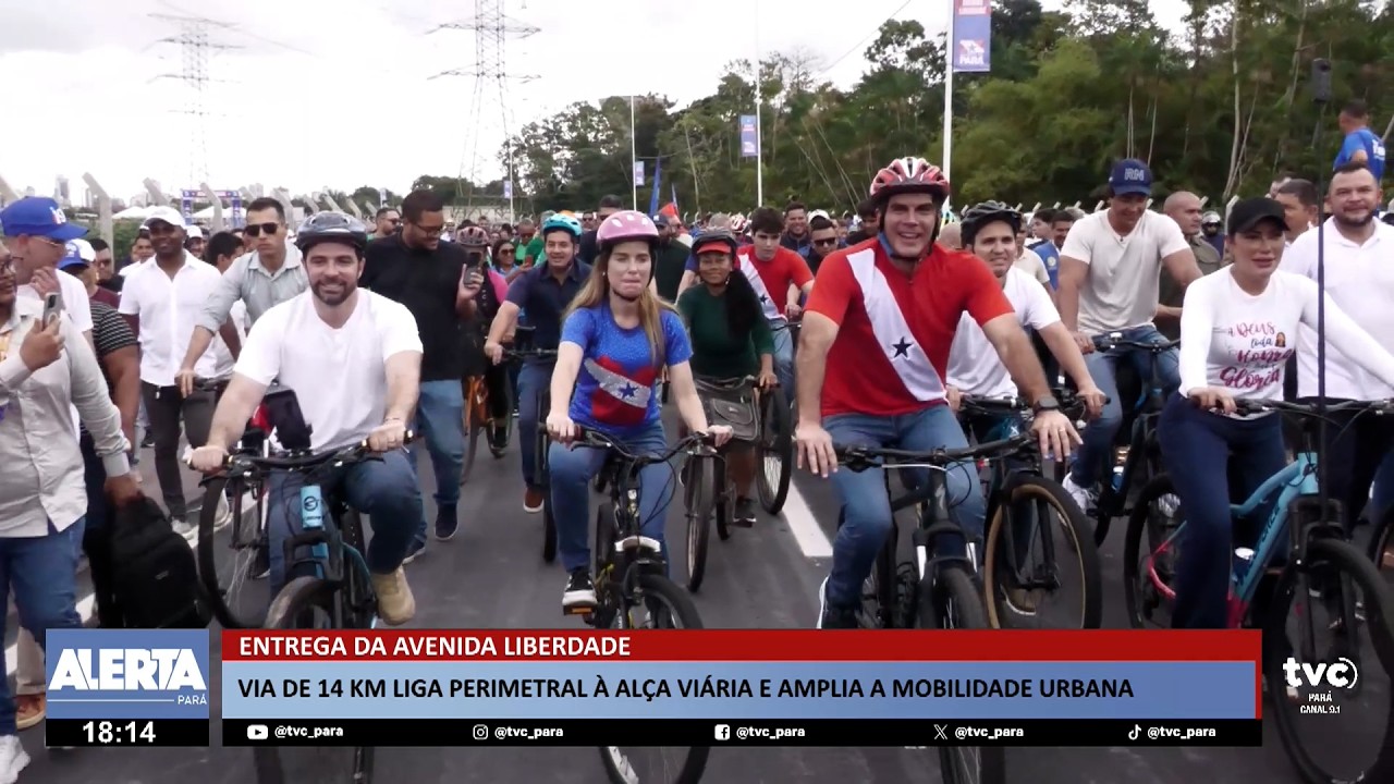Avenida Liberdade &eacute; entregue e amplia liga&ccedil;&atilde;o vi&aacute;ria na Grande Bel&eacute;m