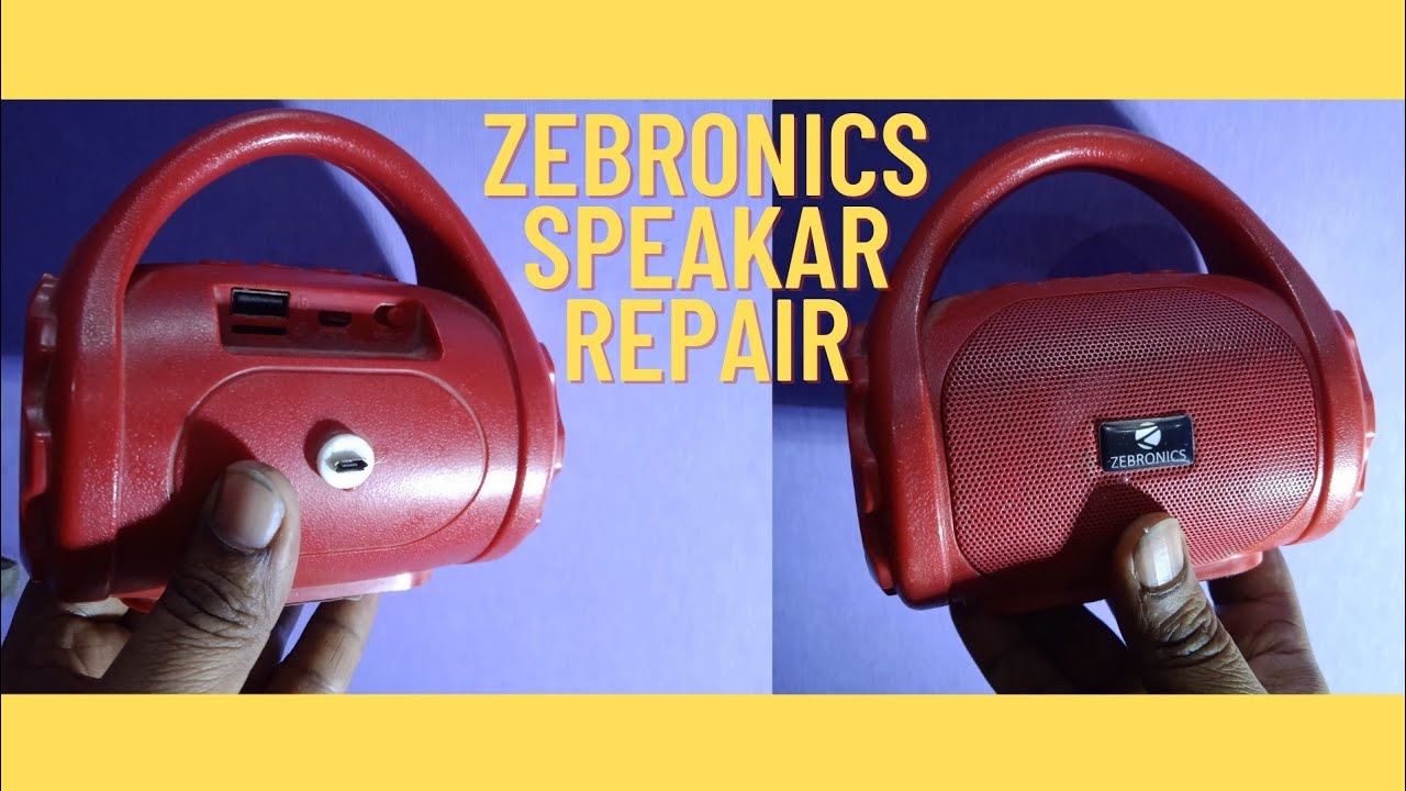 Zebronics county 5 Speakar repair / bluetooth speaker charger pin repair