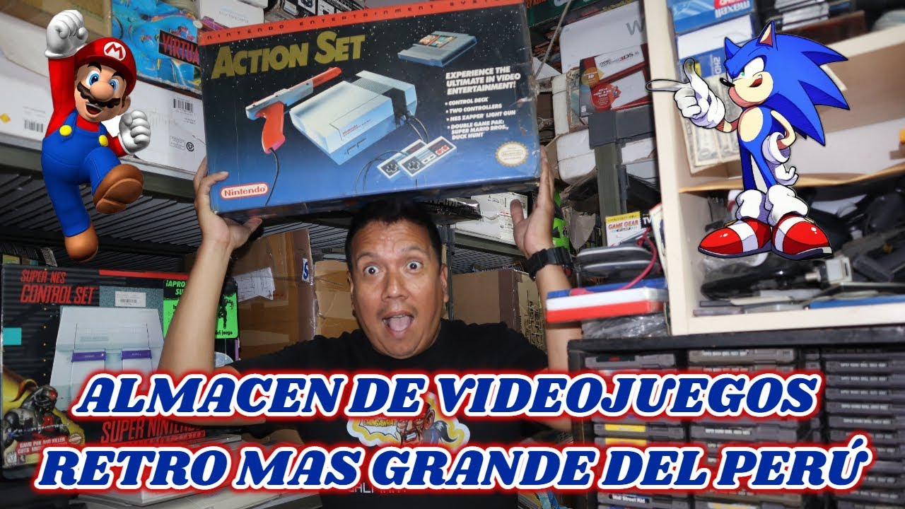 VISITAMOS EL ALMACEN DE VIDEOJUEGOS RETRO MAS GRANDE DEL PERÚ