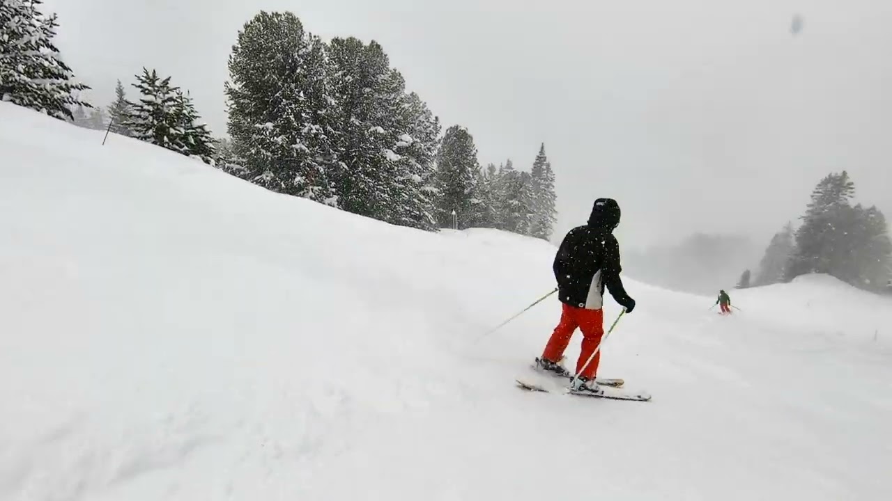 Flaine Jan 2023 Piste Topaze