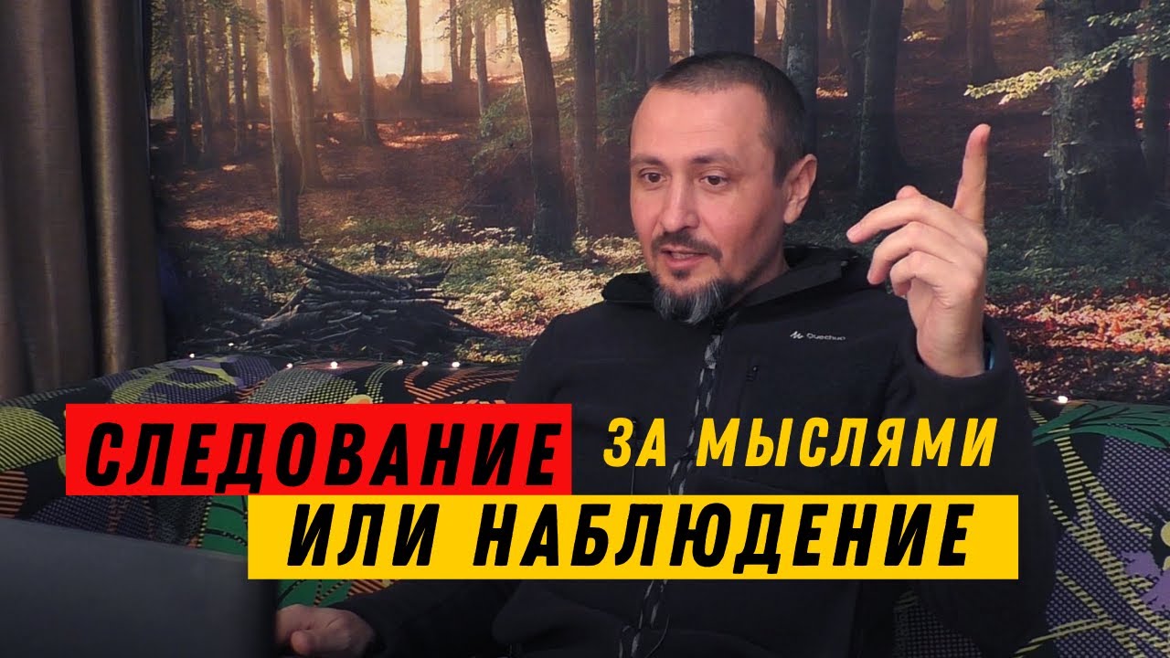 Грань межу следованием и наблюдением за мыслями. Андрей Тирса | Пробуждение | Live Zen 17/05/2020
