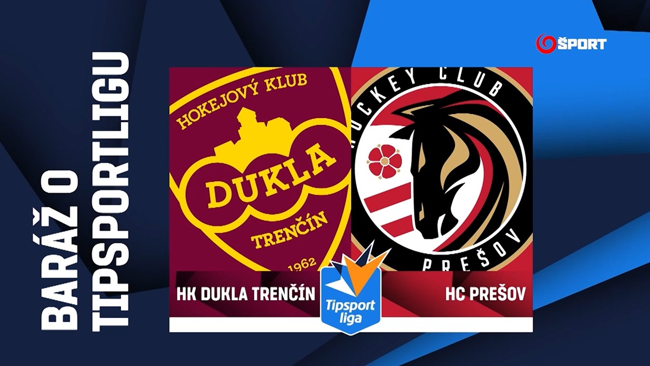 2. kolo bar&aacute;že: HK Dukla Trenč&iacute;n &ndash; HC Pre&scaron;ov 2:1 pp (0:0, 1:1, 0:0, 1:0)