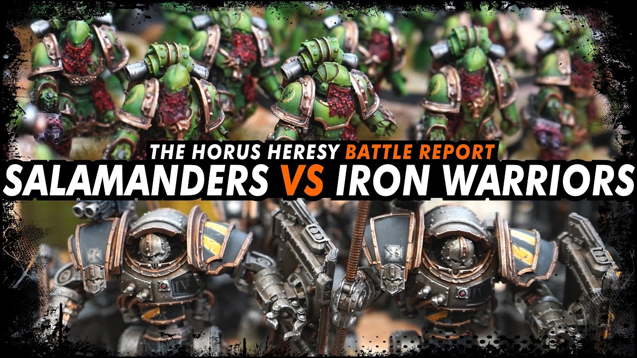 Salamanders vs Iron Warriors - The Horus Heresy (Battle Report)