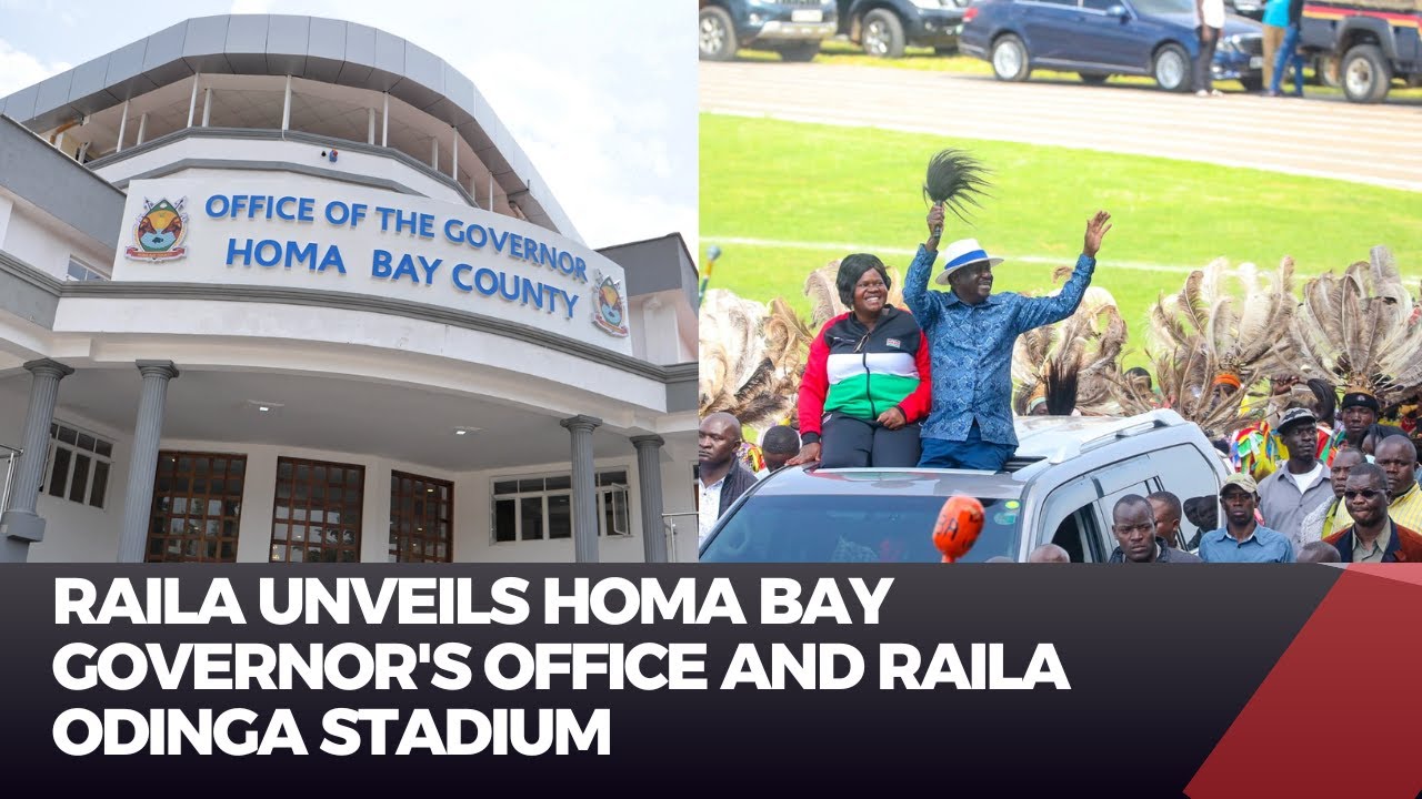 INSIDE THE NEW HOMA BAY GOVERNOR OFFICE & RAILA ODINGA STADIUM UNVEILED BY RAILA