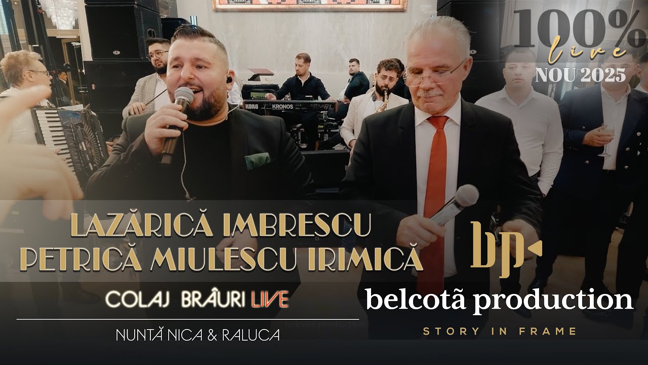 ❗️DUET ❗️Lazarica Imbrescu & Petrica Miulescu Irimica - Colaj Brauri | Nunta Nica & Raluca