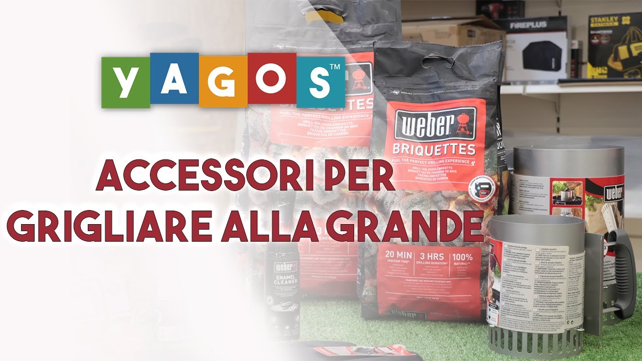 Accessori barbecue per grigliate su bbq a gas e carbone - Yagos.it